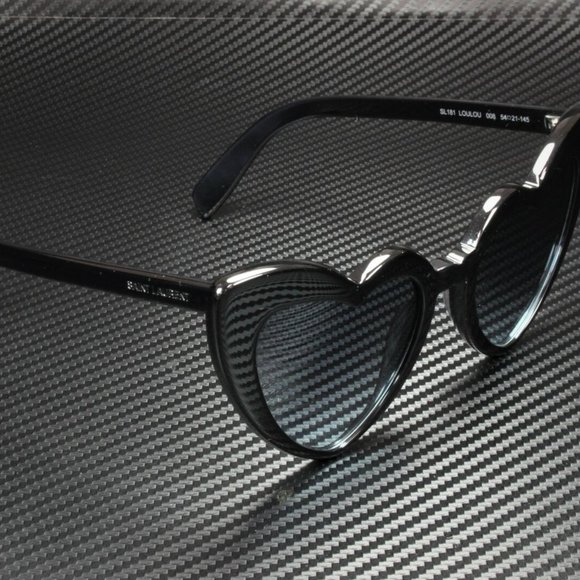 Saint Laurent Women\'s Black and Grey Sunglasses! main image 4